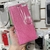 FUNDA ROSA TIPO LIBRO
