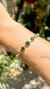BRACELETE DE ESMERALDA, PARAÍBA E TOPÁZIO AZUL na internet