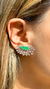 BRINCO GOTA DE ESMERALDA FUSION COM RAIOS DE ZIRCÔNIAS - HD JEWELRY - Site Oficial 