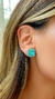 BRINCO DE PRATA 925 QUADRADO DE TURMALINA FUSION - HD JEWELRY - Site Oficial 