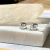 PIERCING DE PRATA 925 TOPÁZIO AZUL E ZIRCÔNIAS - comprar online