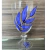 Taça de vidro pintado a mão livre - encomenda nas cores vermelho, azul escuro, azul, verde, laranja e pink ( valor unitário).