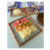 Bandeja/ Tábua de vidro bambu retangulares G 33 X 33cm - comprar online
