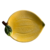Prato decorativo ceramica Lemons 21x15x3cm