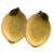 Petisqueira cerâmica dupla Lemons 23x13x3cm