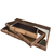 Bandeja bambu fundo espelhado média 46x26x4cm (unidade)