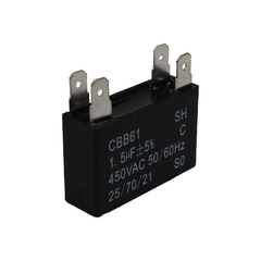 CAPACITOR 1,5UF X 450VAC 50/60HZ - RETANGULAR - 4 TERMINAIS na internet