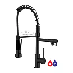 TORNEIRA GOURMET MONOCOMANDO COM SPRAY EXTENSOR - PRETO - Diprimeira