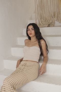 Top Maitê - Areia - comprar online