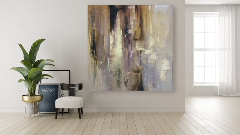 Obras abstractas a pedido.