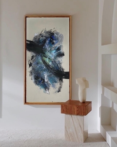 Obra “Blue papiro” original.SOLD OUT