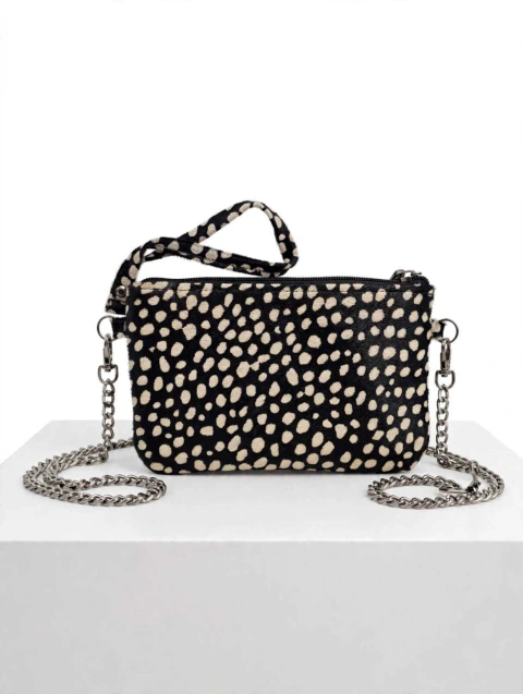 Bolsa de Couro Estilo Animal Print