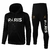 Conjunto De Frio PSG Preto/Branco - Sem Zíper