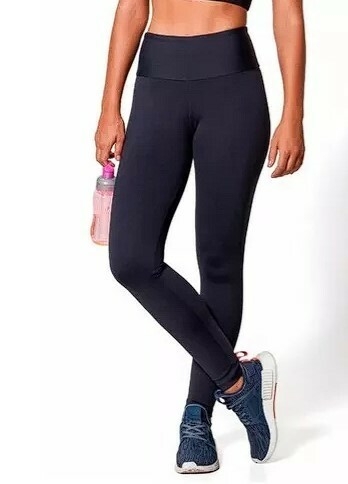 Calza Larga Lycra Mujer Tiro Alto Chupin Faja Modela (9)