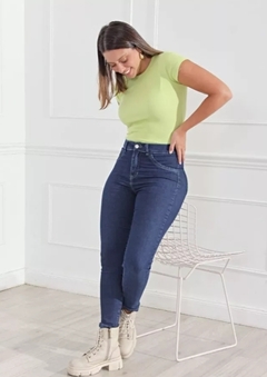 Pantalon Jean Chupin Elastizado Mujer 36 A 46 (584)