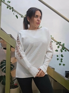 Sweater Importado Mangas Bordadas Bremmer Mujer (620) en internet