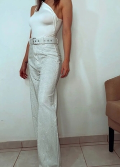 Pantalon Sastrero Strass Importado Con Cinto Mujer Premium (675) - comprar online
