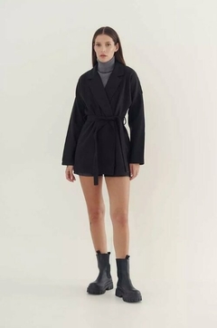 Tapado Mediano Paño Premium Mujer Sobretodo Abrigo Trench (386) en internet