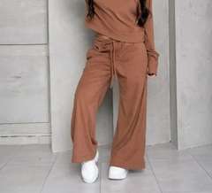 Pantalon Palazzo Darlon Gamuzado 2 Al 5 Mujer Jogging (605) - BAKMOR