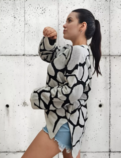 Sweater Amplio Animal Print Premium Mujer Pullover (603)