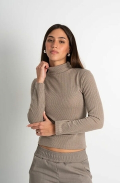Top Media Polera Morley Clasica Dama Manga Larga Vs. Colores (35) - tienda online