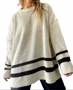 Maxi Sweater Amplio Oversize Hilo Abrigo Bakmor.oficial (415) - comprar online