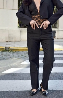 Imagen de Pantalon Ancho Palazzo Sastrero Wide Leg Bengalina Mujer (425)