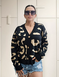 Saquito Bremmer Cardigan Mujer Hilo Estampado Premium (602) - comprar online