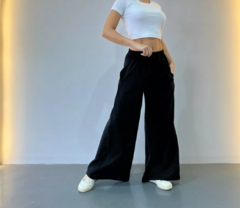 Pantalon Palazzo Darlon Gamuzado 2 Al 5 Mujer Jogging (605)