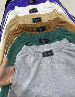 Pantalon Palazzo Jogger Con Vivo Mujer Tendencia Moda (467) en internet