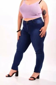 Pantalon Jean Mujer Elastizado Talles Especiales Chupin (28) - BAKMOR