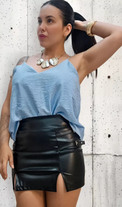 Imagen de Musculosa Fiesta Bretel Strass Mujer Elegante (593)