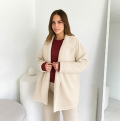 Tapado Campera Paño Boucle Abrigo Mujer Oversize (632) - comprar online