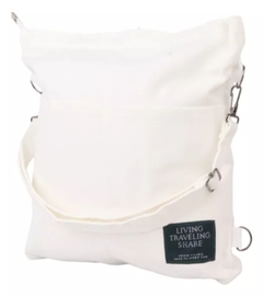 Bolso Cartera Tote Mochila Mujer Blanca Clasic Shopping (583)