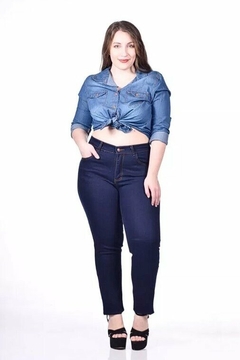 Imagen de Pantalon Jean Mujer Elastizado Talles Especiales Chupin (28)