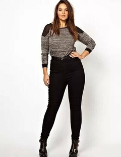 Pantalon Jean Mujer Elastizado Talles Especiales Chupin (28)