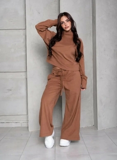Pantalon Palazzo Darlon Gamuzado 2 Al 5 Mujer Jogging (605) - tienda online