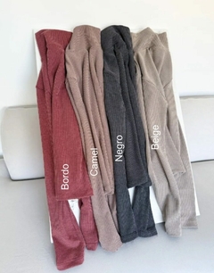 Top Media Polera Morley Clasica Dama Manga Larga Vs. Colores (35) - BAKMOR