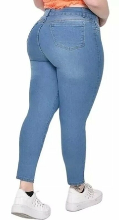 Pantalon Jean Mujer Elastizado Talles Especiales Chupin (28)