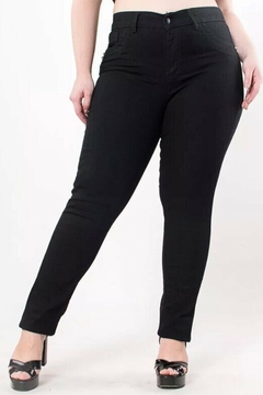 Pantalon Jean Mujer Elastizado Talles Especiales Chupin (28) - comprar online