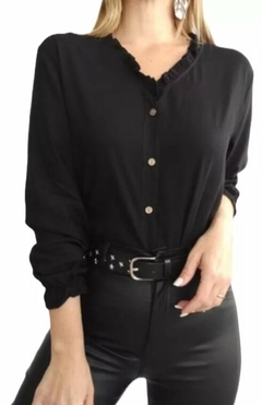 Camisa Cuello Volado Mujer Talle 2 A 5 Varios Colores (440) - tienda online
