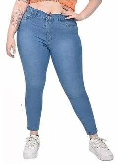 Pantalon Jean Mujer Elastizado Talles Especiales Chupin (28) - comprar online