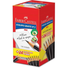 Lápis de Escrever Max Ecolápis nº 2 HB Sextavado – Faber-Castell - comprar online