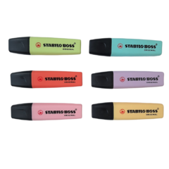 Marca-texto Stabilo Boss Tons Pastel