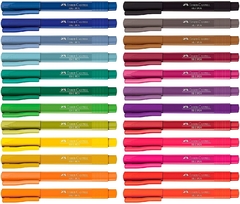 Caneta Fine Pen Colors Ponta Fina 0.4 - Faber-Castell na internet