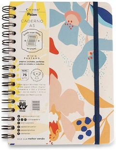 Caderno Wire-o Pólen Pautado A5 Off-White - Cícero - Babe Papelaria Online - Envios Para Todo o Brasil