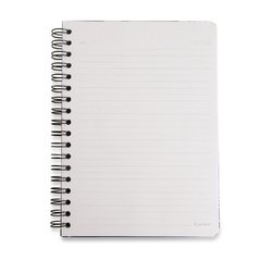 Caderno Wire-o Pólen Pautado Azul Marinho 17 x 24 cm - Cícero - loja online