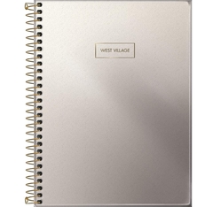 Caderno Colegial West Village Metalizado 10 Matérias 160 Fls. - Tilibra