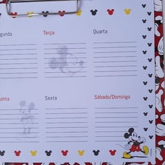 Prancheta Mickey Com Planejamento Semanal - Dac