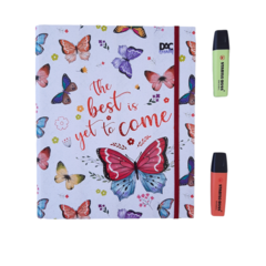 Caderno Argolado Fichário Borboleta Trendy Universt. - Dac na internet